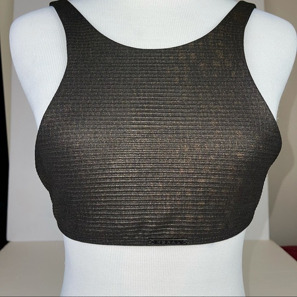 KORAL Swim Top Black Gold Metallic S - Picture 15 of 15